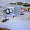 Model of McDonnell Douglas F-4 Phantom II with detailed craftsmanship.