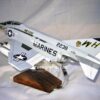 Model of McDonnell Douglas F-4 Phantom II with detailed craftsmanship.