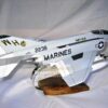 Model of McDonnell Douglas F-4 Phantom II with detailed craftsmanship.