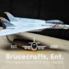 Model of McDonnell Douglas F/A-18C Hornet VFA-2 Bounty Hunters with detailed craftsmanship.