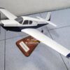 Model of Mooney M20E Super 21 (F-BVFZ) with detailed craftsmanship.