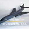 Model of Rockwell B-1 Lancer with detailed craftsmanship.