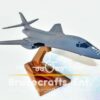 Model of Rockwell B-1 Lancer with detailed craftsmanship.