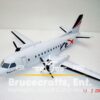 Model of Saab 340 Rex Airlines with detailed craftsmanship.